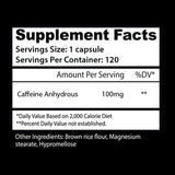 CAFEINA INSANE 120 CAPS - SWSUPPS