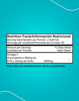 OMEGA 3 PROSCIENCE 120 CAPSULAS - SW SUPPS