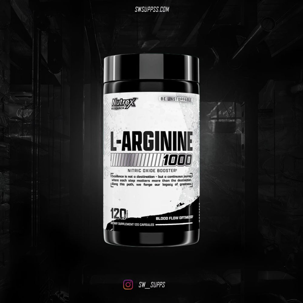 L ARGININE NUTREX 120 CAPS - SWSUPPS